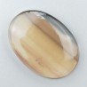 Fluorite Naturale Forma Ovale Piatto Cabochon Liscio Fatto a Mano 37X26mm 11,70gm 1pz