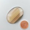 Fluorite Naturale Forma Ovale Piatto Cabochon Liscio Fatto a Mano 37X26mm 11,70gm 1pz