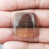 Fluorite Naturale Forma Cuscino Piatto Cabochon Liscio Fatto a Mano 24X24X5mm 7,30gm 1pz