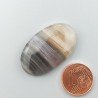 Fluorite Naturale Forma Ovale Piatto Cabochon Liscio Fatto a Mano 32X18X5mm 7,05gm 1pz