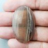 Fluorite Naturale Forma Ovale Piatto Cabochon Liscio Fatto a Mano 48X25X6mm 13,60gm 1pz