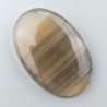 Fluorite Naturale Forma Ovale Piatto Cabochon Liscio Fatto a Mano 45X30mm 19,42gm 1pz
