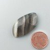 Fluorite Naturale Forma Fantasia Piatto Cabochon Liscio Fatto a Mano 29X16mm 5,22gm 1pz