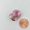 Lepidolite Naturale Forma Cuscino Piatto Cabochon Liscio Fatto a Mano 19X14X6mm 3,55gm 1pz