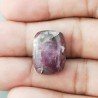 Lepidolite Naturale Forma Cuscino Piatto Cabochon Liscio Fatto a Mano 19X14X6mm 3,55gm 1pz