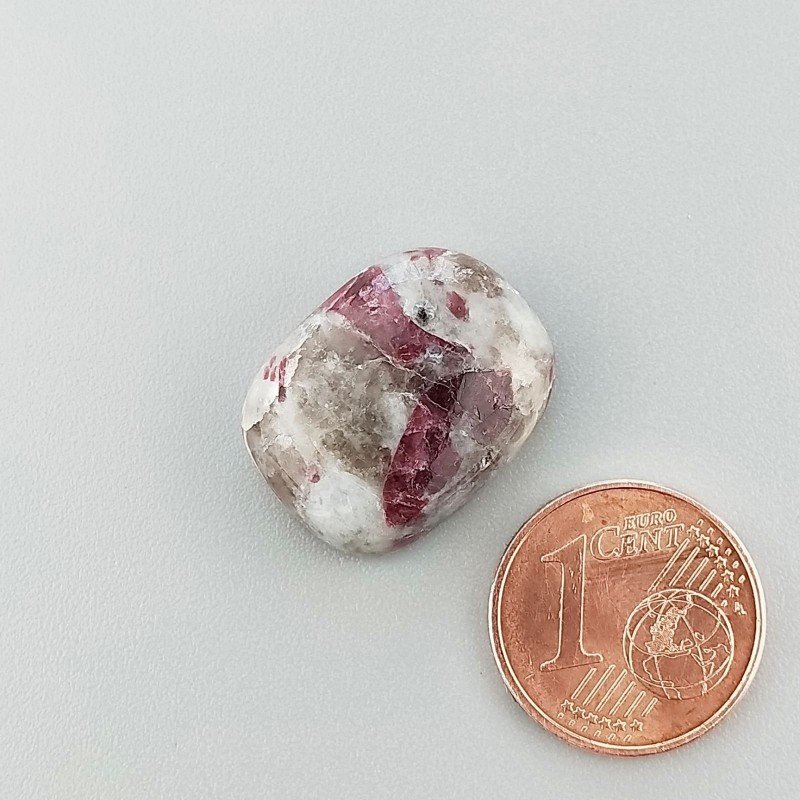 Cabochon di Lepidolite Naturale Cuscino, Piatto e Liscio, 19x14 mm, 3,50 g, Fatto a Mano