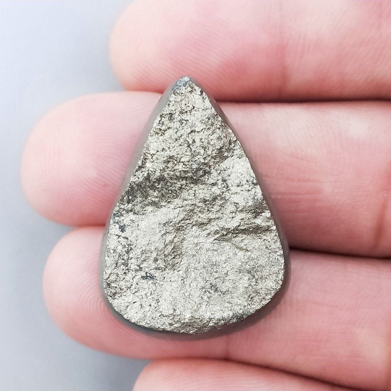 Pirite Grezzo Naturale Forma Goccia Piatto Cabochon Grezzo Lati Lisci Fatto a Mano 31X23X6mm 12,54gm 1pz Pirite Grezzo Naturale Forma Goccia Piatto Cabochon Grezzo Lati Lisci Fatto a Mano 31X23X6mm 12,54gm 1pz