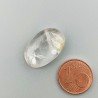 Quarzo Rutilato Oro Naturale Forma Ovale Piatto Cabochon Liscio Fatto a Mano 21X14X6mm 15,40 Carati 1pz