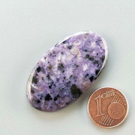 Ciaroite Naturale Forma Ovale Piatto Cabochon Liscio Fatto a Mano 39X22mm 8.73gm 1pz