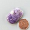 Ciaroite Naturale Forma Cuscino Piatto Cabochon Liscio Fatto a Mano 26X16mm 5.06gm 1pz