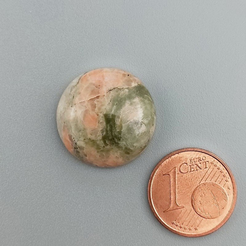 Unakite Naturale Forma Tondo Piatto Cabochon Liscio Fatto a Mano 18X18X5mm 3,22GM Unakite Naturale Forma Tondo Piatto Cabochon Liscio Fatto a Mano 18X18X5mm 3,22GM