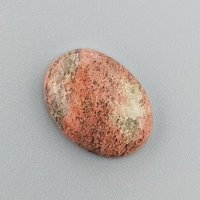 Unakite Naturale Forma Ovale Piatto Cabochon Liscio Fatto a Mano 20X15X5mm 5,56GM