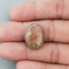 Unakite Naturale Forma Ovale Piatto Cabochon Liscio Fatto a Mano 20X15X5mm 5,56GM