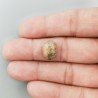 Unakite Naturale Forma Ovale Piatto Cabochon Liscio Fatto a Mano 13X10X5mm 1,27GM