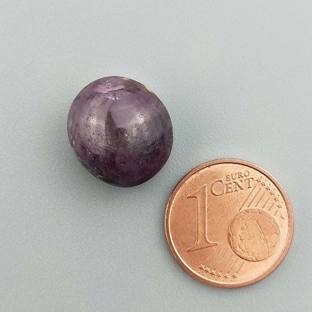 Rubino Stellato Naturale Forma Ovale Piatto Cabochon Liscio Fatto a Mano 14X12X9mm 17,10 Carati 1pz