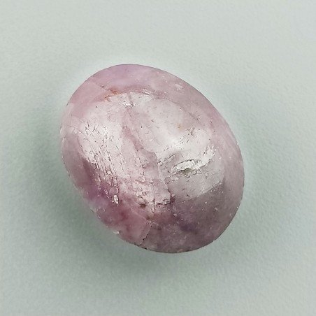 Rubino Stellato Naturale Forma Ovale Piatto Cabochon Liscio Fatto a Mano 18X14X12mm 32,15 Carati 1pz