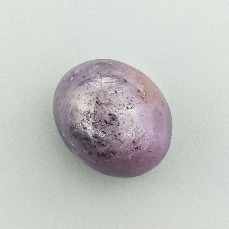 Rubino Stellato Naturale Forma Ovale Piatto Cabochon Liscio Fatto a Mano 12X10X10mm 14,55 Carati 1pz