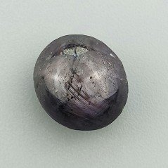 Rubino Stellato Naturale Forma Ovale Piatto Cabochon Liscio Fatto a Mano 13X11X9mm 17,50 Carati 1pz