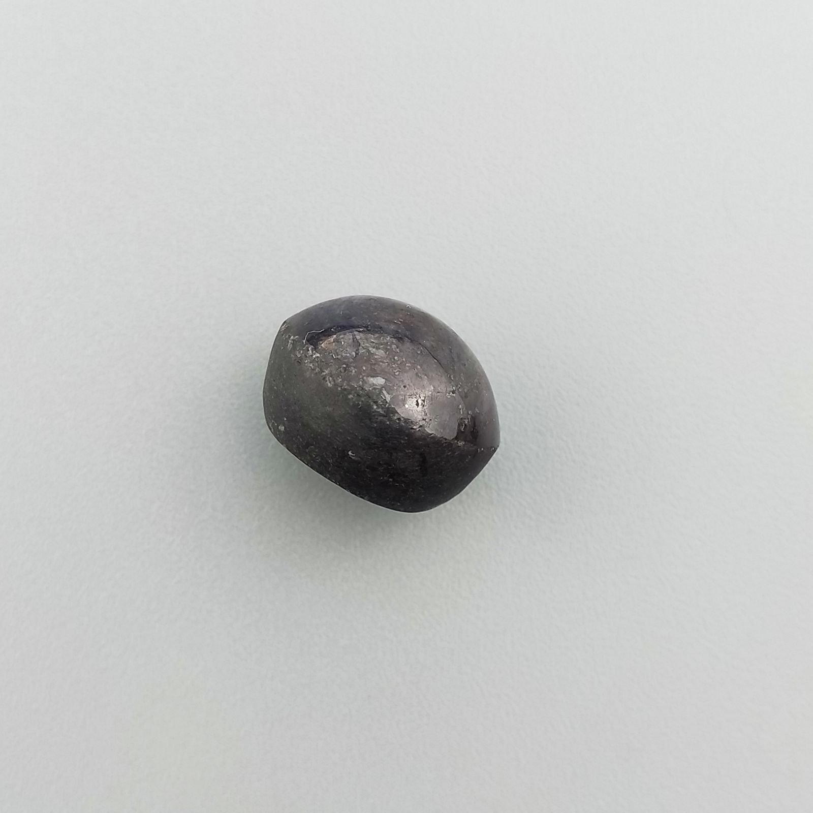 Rubino Stellato Naturale Forma Ovale Piatto Cabochon Liscio Fatto a Mano 13X11X9mm 17,50 Carati 1pz