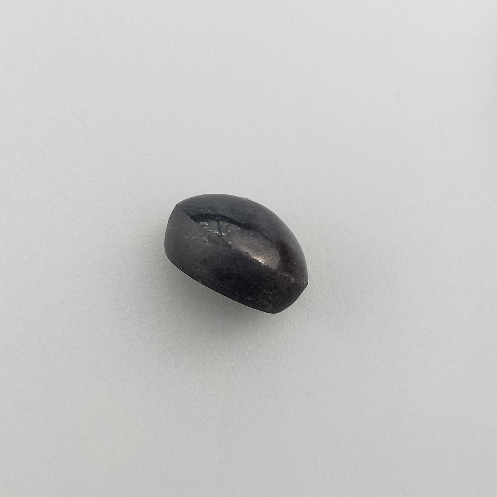 Rubino Stellato Naturale Forma Ovale Piatto Cabochon Liscio Fatto a Mano 13X12X8mm 15,40 Carati 1pz