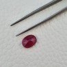 Rubino Naturale Trattato Taglio Ovale Sfaccettata Taglio a Mano 08x11mm 4,15 Carati 1pz