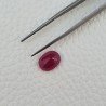Rubino Naturale Trattato Taglio Ovale Sfaccettata Fatto a Mano 09x12mm 5,30 Carati 1pz