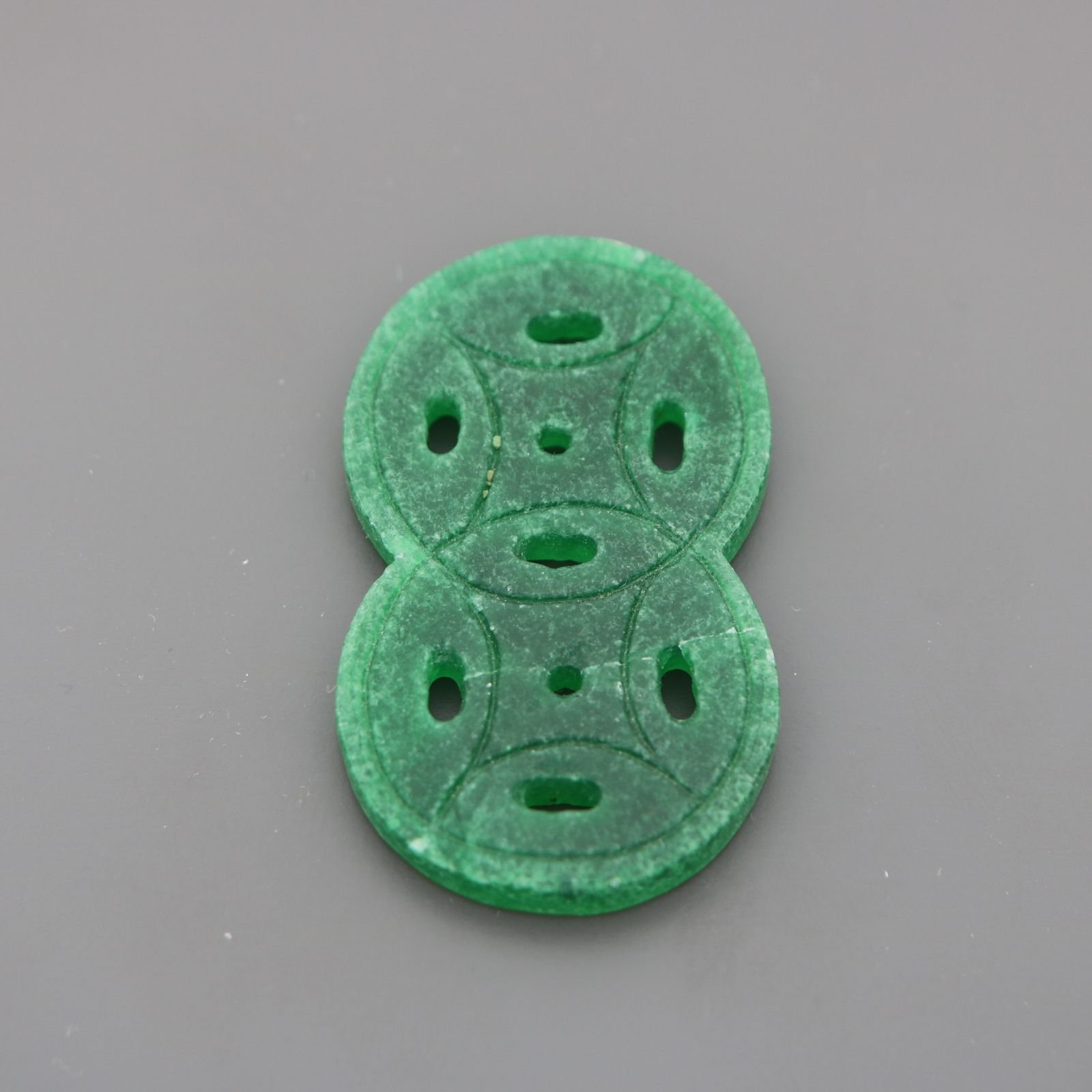 Componente Di Giada Burma Verde Forme 48x22mm Spessore 5 mm 1pz