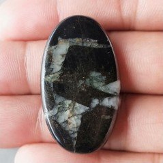 Purpurite Forma Ovale Piatto Cabochon Liscio Fatto a Mano 38X22X6mm 10,10gm 1pz Purpurite Forma Ovale Piatto Cabochon Liscio Fatto a Mano 38X22X6mm 10,10gm 1pz