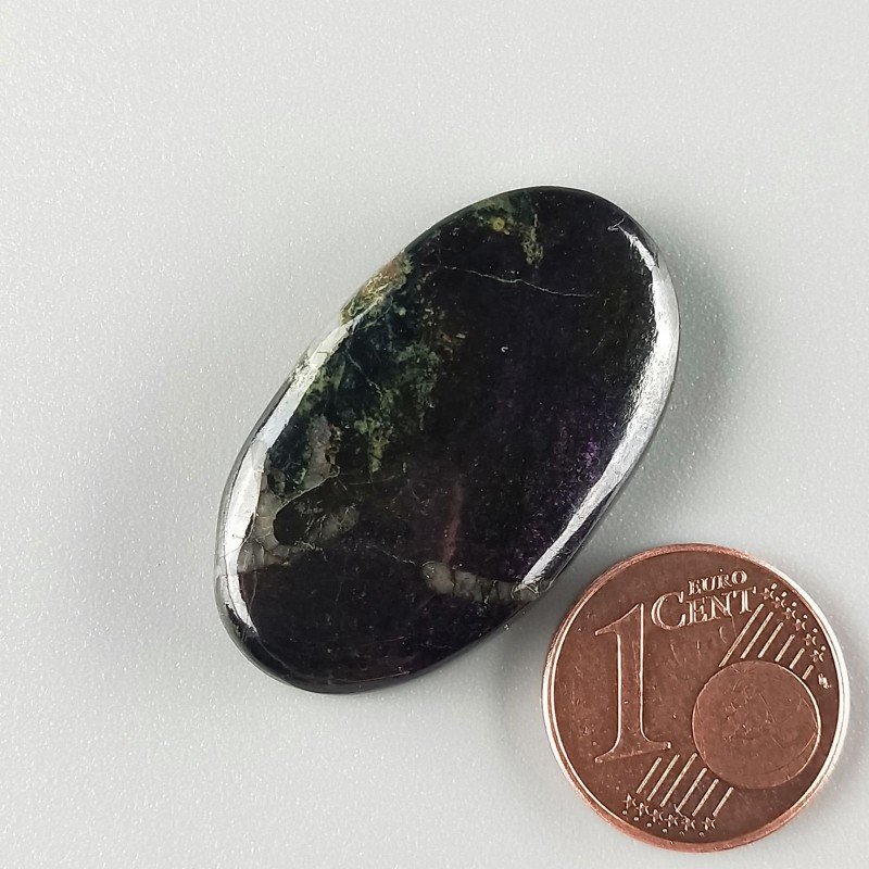 Purpurite Forma Ovale Piatto Cabochon Liscio Fatto a Mano 31X18X6mm 7,70gm 1pz Purpurite Forma Ovale Piatto Cabochon Liscio Fatto a Mano 31X18X6mm 7,70gm 1pz