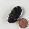 Purpurite Forma Ovale Piatto Cabochon Liscio Fatto a Mano 31X18X6mm 7,70gm 1pz