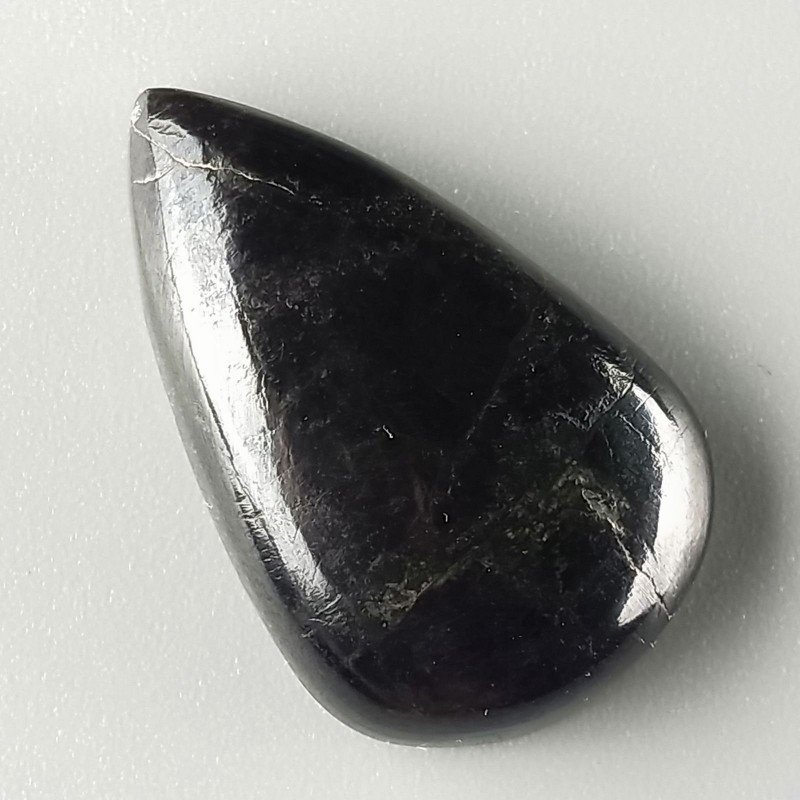 Purpurite Forma Gocce Piatto Cabochon Liscio Fatto a Mano 29X18X6mm 7,70gm 1pz