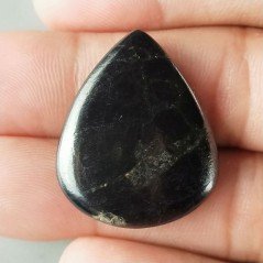 Cabochon di Purpurite Goccia, Piatto e Liscio, 29x23x5 mm, 6,40 g, Fatto a Mano Cabochon di Purpurite Goccia, Piatto e Liscio, 29x23x5 mm, 6,40 g, Fatto a Mano