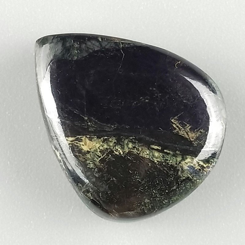 Purpurite Forma Gocce Piatto Cabochon Liscio Fatto a Mano 24X20X7mm 6,30gm 1pz