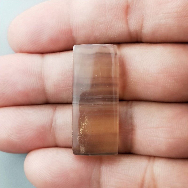 Fluorite Naturale Forma Rettangolare Piatto Cabochon Liscio Fatto a Mano 33X14X6mm 7,90gm 1pz Fluorite Naturale Forma Rettangolare Piatto Cabochon Liscio Fatto a Mano 33X14X6mm 7,90gm 1pz