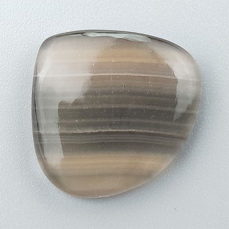 Fluorite Naturale Forma Cuore Piatto Cabochon Liscio Fatto a Mano 26X28mm 7,26gm 1pz