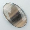 Fluorite Naturale Forma Ovale Piatto Cabochon Liscio Fatto a Mano 38X24mm 9,97gm 1pz
