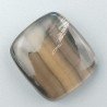 Fluorite Naturale Forma Cuscino Piatto Cabochon Liscio Fatto a Mano 25X22mm 8,36gm 1pz