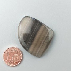 Fluorite Naturale Forma Fantasia Piatto Cabochon Liscio Fatto a Mano 37X30mm 10,53gm 1pz