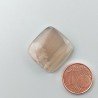 Fluorite Naturale Forma Cuscino Piatto Cabochon Liscio Fatto a Mano 20X20X4mm 4,35gm 1pz