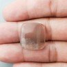 Fluorite Naturale Forma Cuscino Piatto Cabochon Liscio Fatto a Mano 20X20X4mm 4,35gm 1pz