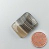 Fluorite Naturale Forma Rettangolare Piatto Cabochon Liscio Fatto a Mano 24X18mm 6,48gm 1pz