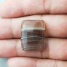 Fluorite Naturale Forma Rettangolare Piatto Cabochon Liscio Fatto a Mano 24X18mm 6,48gm 1pz