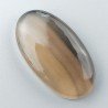 Fluorite Naturale Forma Ovale Piatto Cabochon Liscio Fatto a Mano 36X20mm 11,45gm 1pz