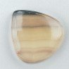 Fluorite Naturale Forma Fantasia Piatto Cabochon Liscio Fatto a Mano 20X19X8mm 6,30gm 1pz
