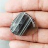 Fluorite Naturale Forma Cuore Piatto Cabochon Liscio Fatto a Mano 30X26mm 10,37gm 1pz