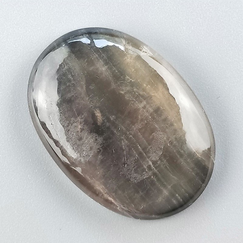 Fluorite Naturale Forma Ovale Piatto Cabochon Liscio Fatto a Mano 34X24mm 10,57gm 1pz