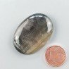 Fluorite Naturale Forma Ovale Piatto Cabochon Liscio Fatto a Mano 34X24mm 10,57gm 1pz