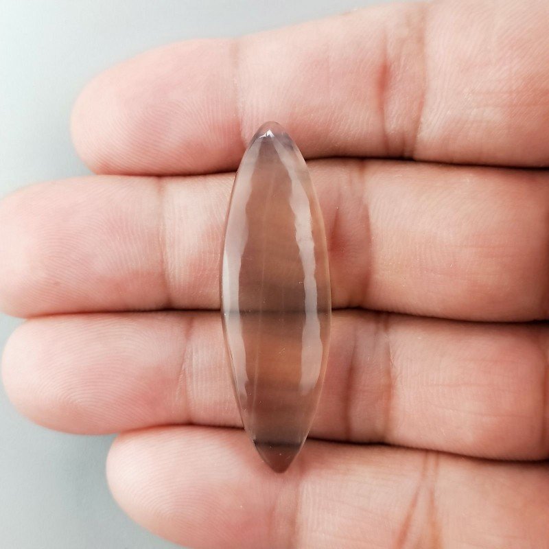 Fluorite Naturale Forma Marquise Piatto Cabochon Liscio Fatto a Mano 41X13mm 5,97gm 1pz Fluorite Naturale Forma Marquise Piatto Cabochon Liscio Fatto a Mano 41X13mm 5,97gm 1pz