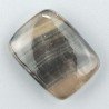 Fluorite Naturale Forma Cuscino Piatto Cabochon Liscio Fatto a Mano 24X18mm 6,18gm 1pz