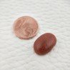 Pietra Del Sole Sintetico Forma Ovale Piatto Cabochon Liscio Fatto a Mano 15X10X5mm 6,80 Carati 1pz
